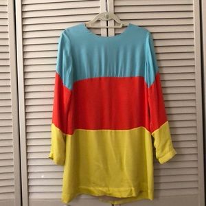 Heidi Merrick NWT Mini Colourblock Dress